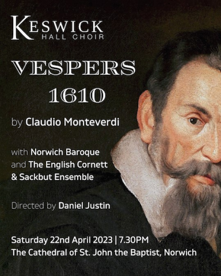Keswick Hall Choir Monteverdi Vespers Poster